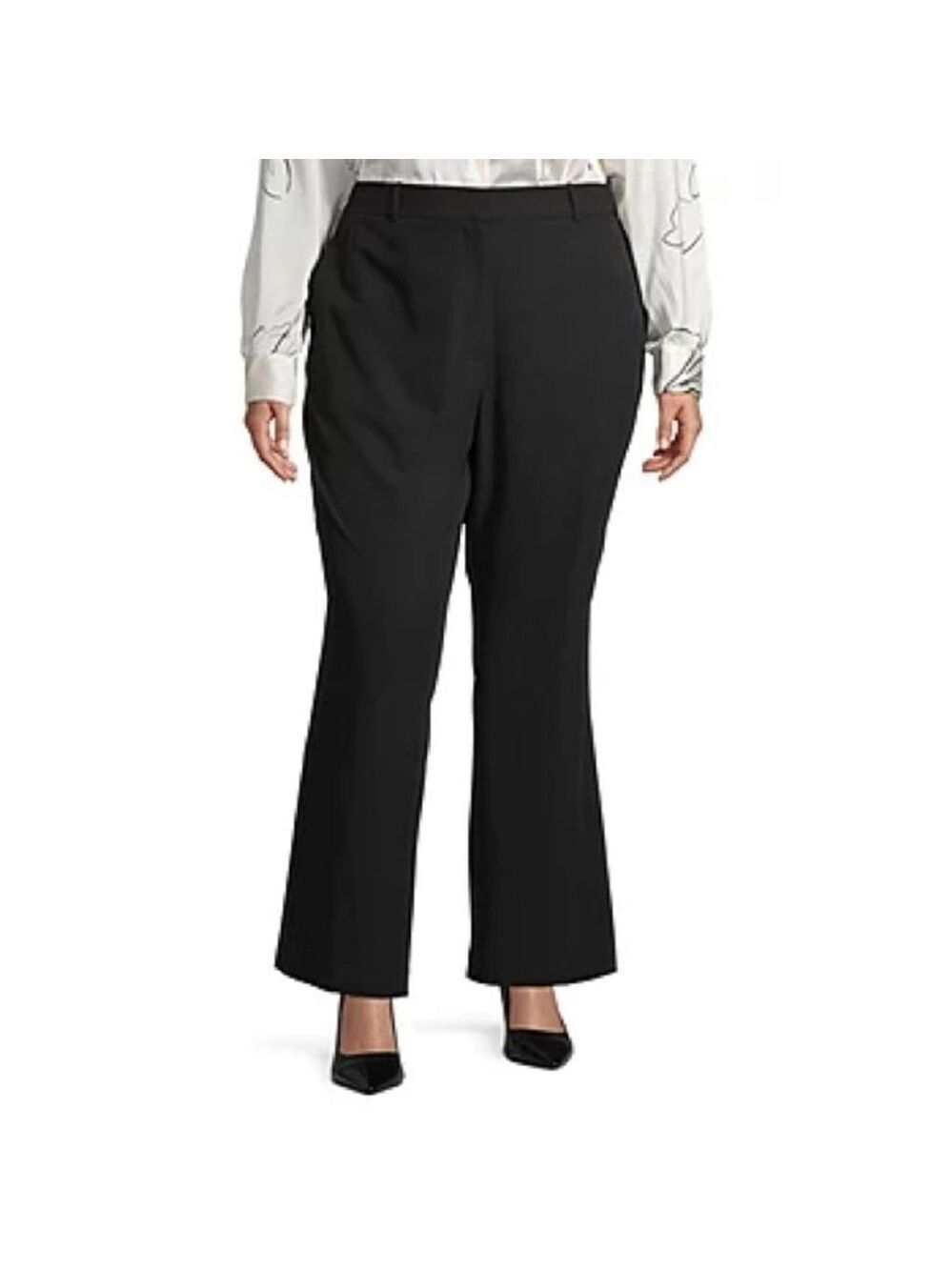 Worthington Plus Size Womens Trousers Modern